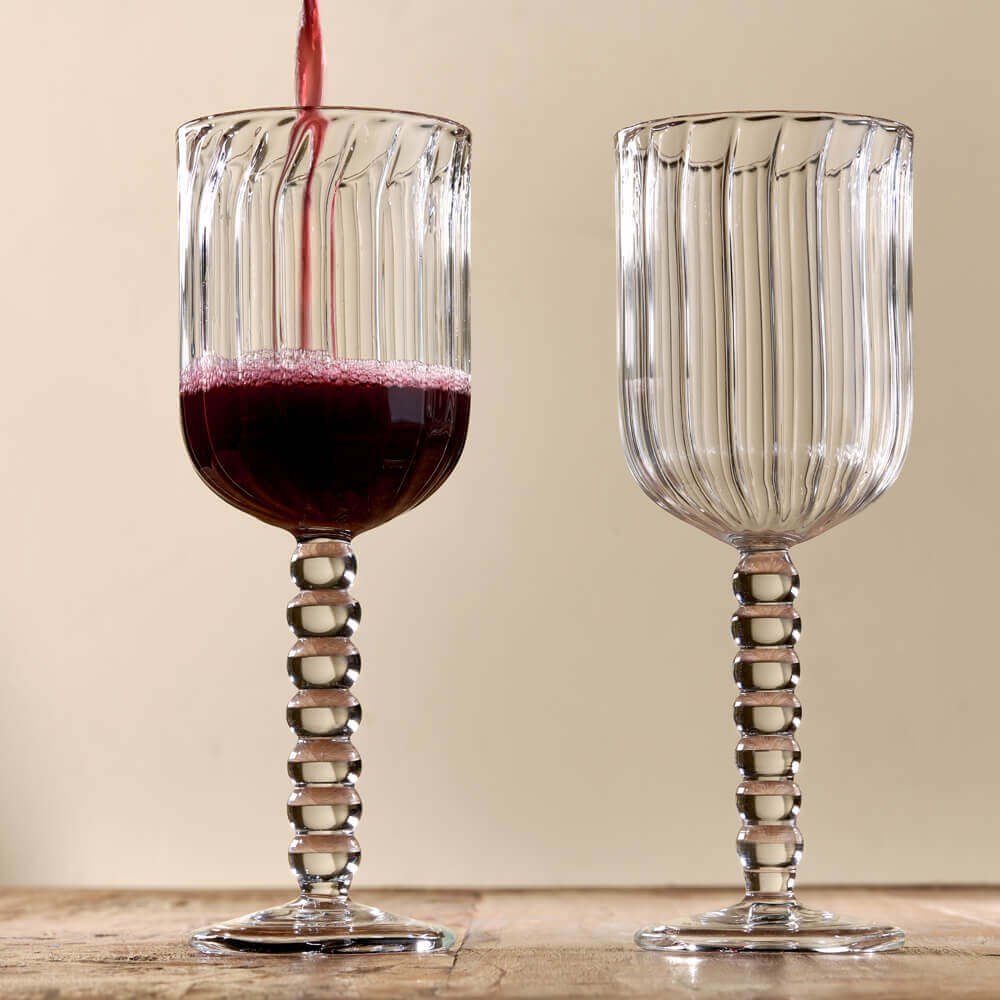 Nkuku Santosa Wine Glass Clear